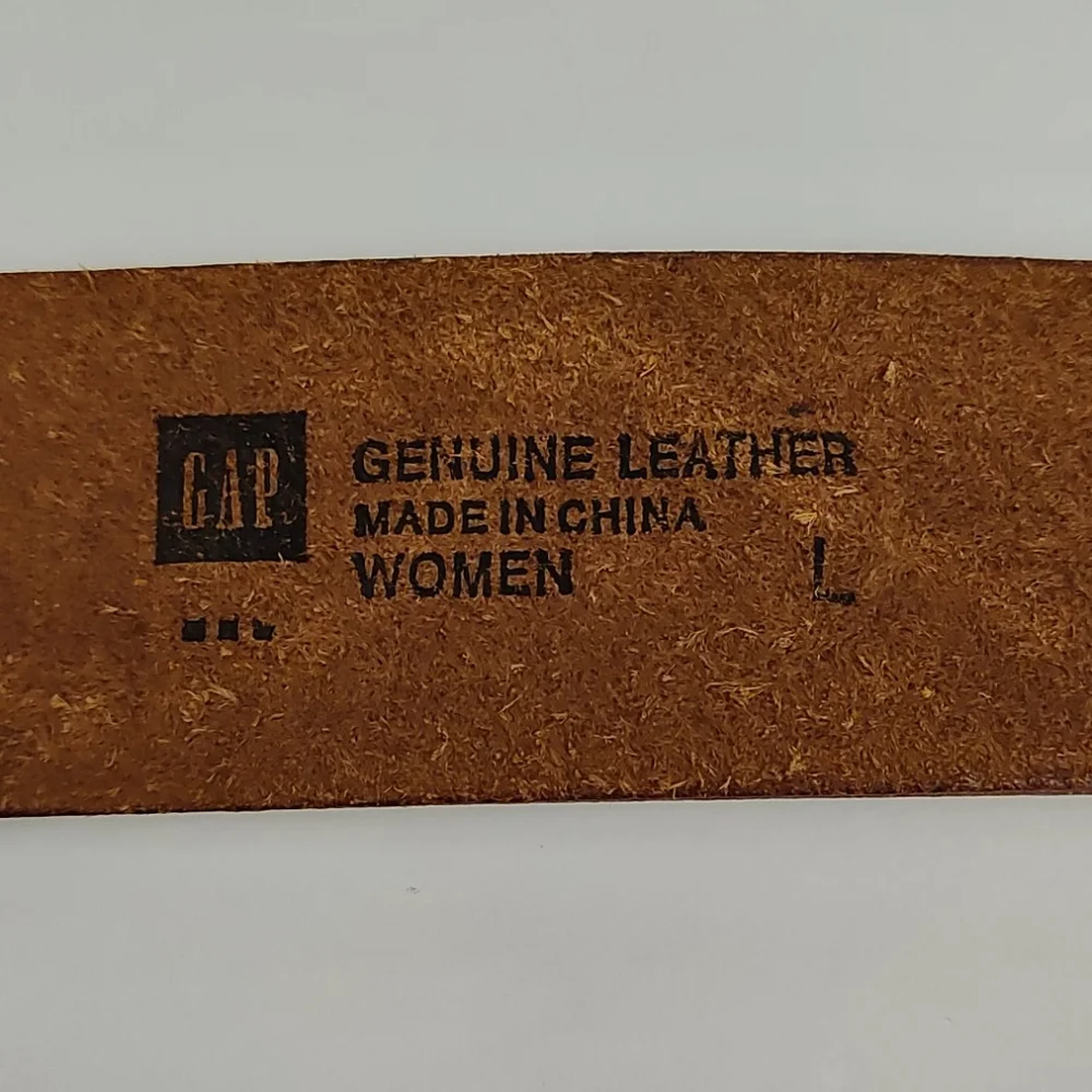 Gap Factory Leather Belt With Knot Embellishments